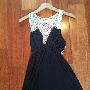 Black Boho Maxi Dress